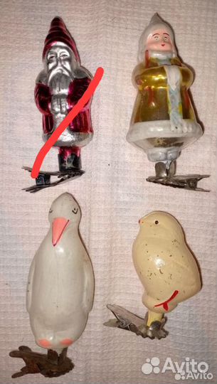 Елочные игрушки СССР