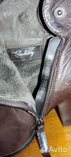 Ботильоны женские натуральная кожа 36