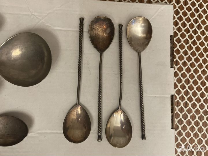 Ложки разные мельхиор