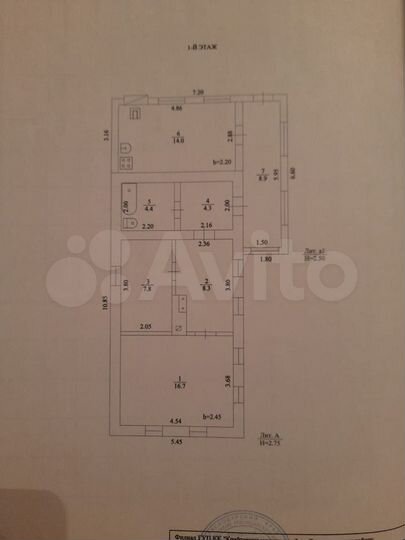 Дом 64,4 м² на участке 26,3 сот.