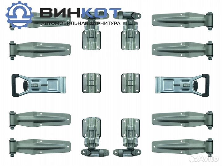 Комплект фурнитуры с ручкой Push M27 усиленный