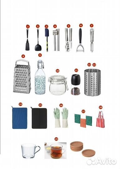 Кухонная утварь IKEA новая
