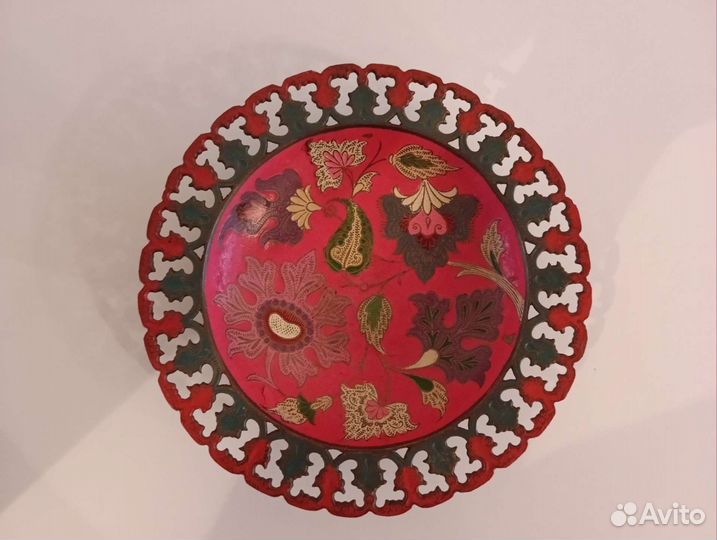 Блюдо латунное