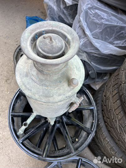 Самовар на дровах старинный