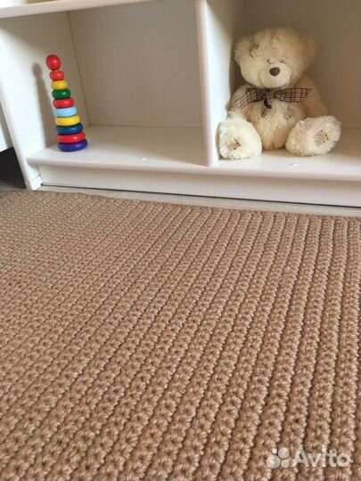 Джутовый ковёр, мочалки, корзинки