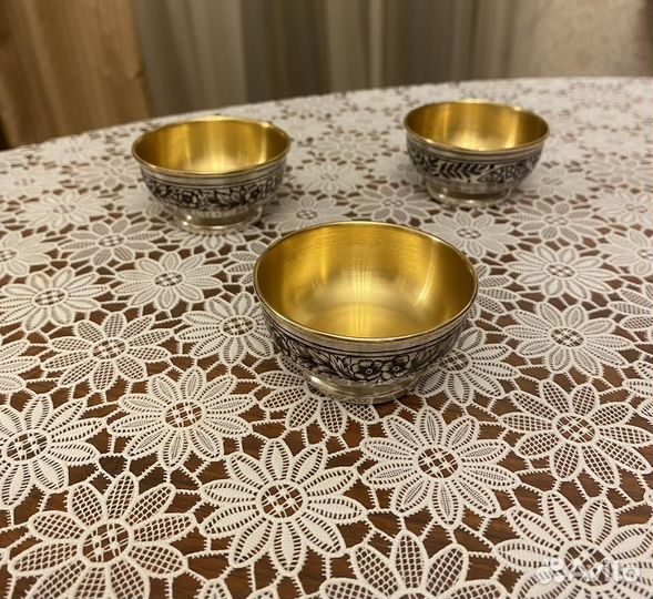 Солонка серебро СССР