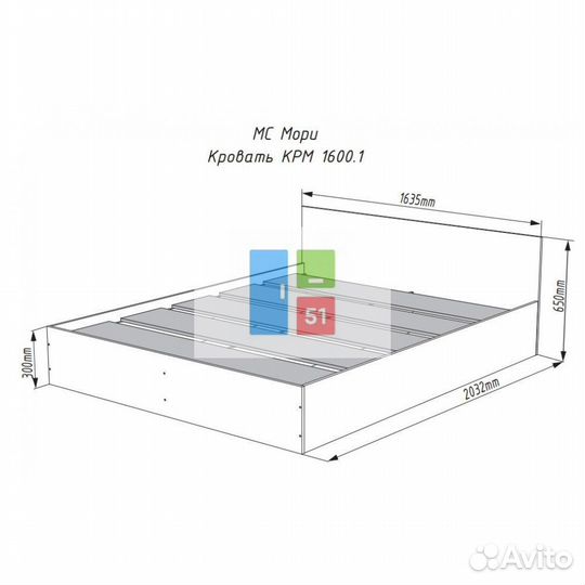 Кровать 160х200
