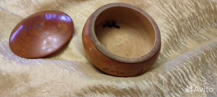 Шкатулка дерево Сочи 1954г антиквариат