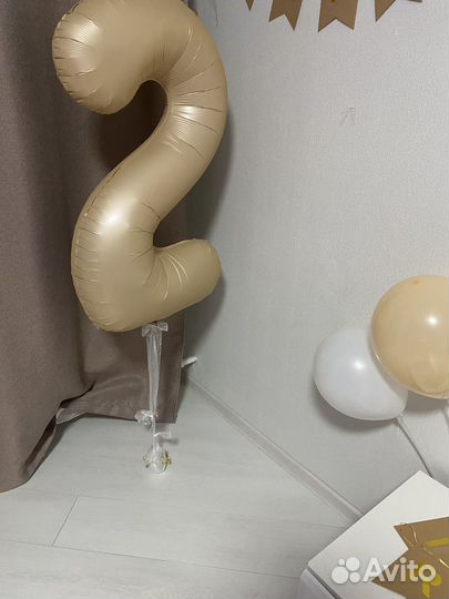 Цифра 2 на день рождения