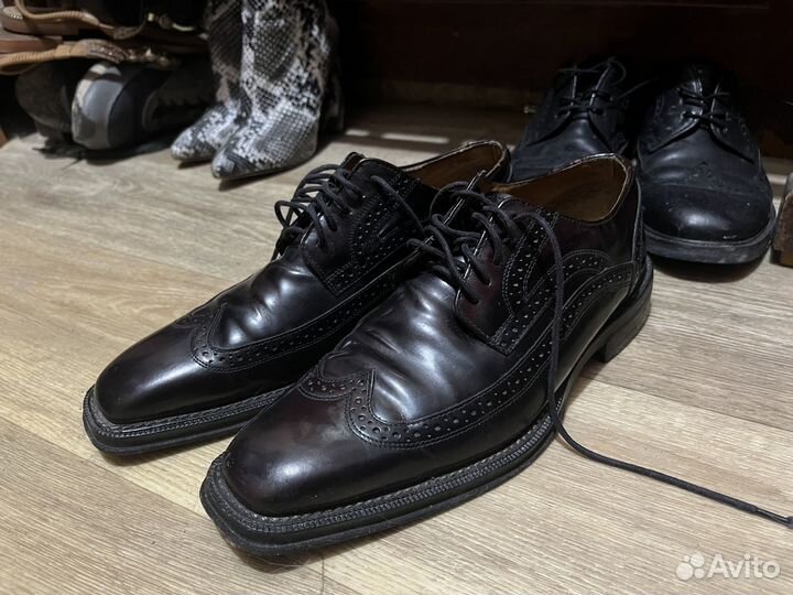 Мужские туфли borelli Италия 40 размер
