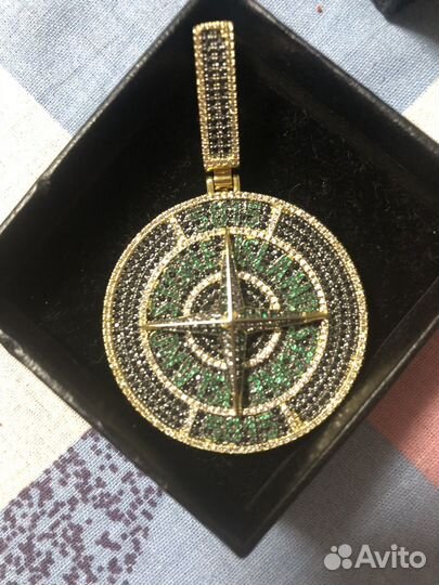 Подвеска stone island с цепью