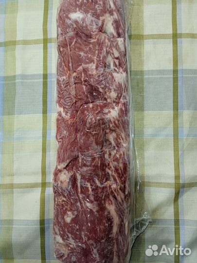 Мраморная говядина тонкий край(стриплойн)