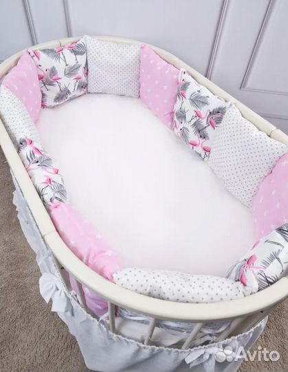 Бортики в детскую кроватку новые