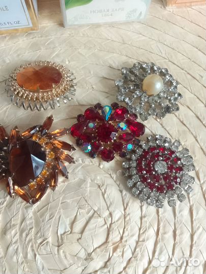 Брошь винтажная Чехия времён СССР