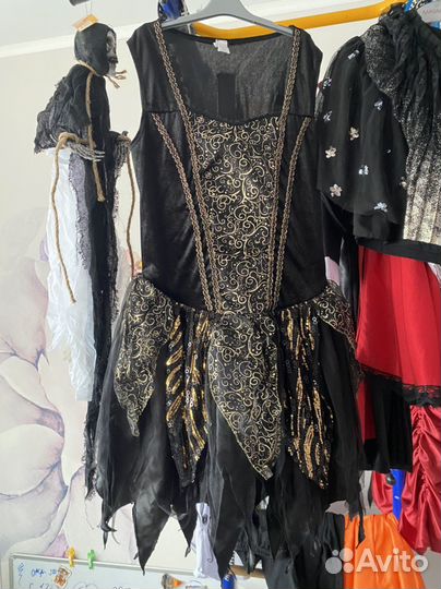 Карнавальный Костюм на хэллоуин Черный ангел