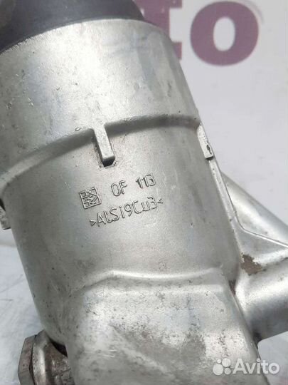 Корпус маслянного фильтра с термостатом туарег 4.2