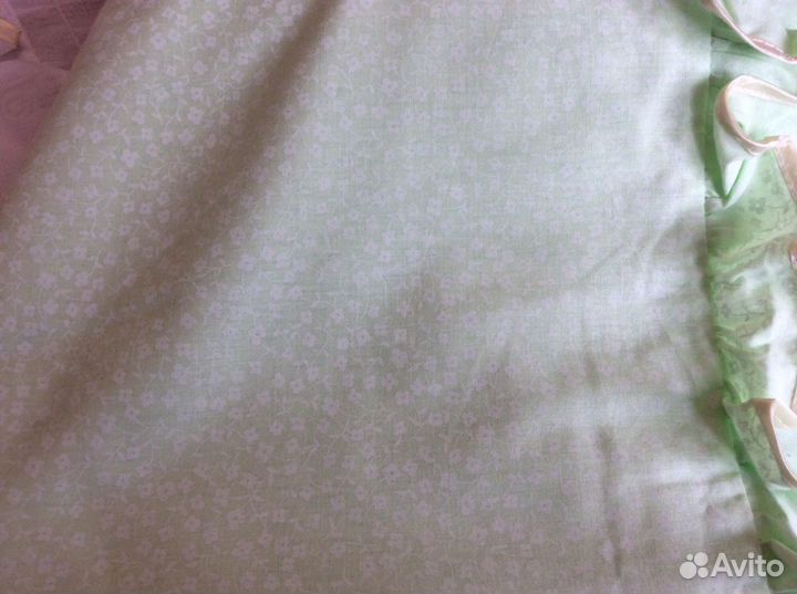 Бортики и балдахин в кроватку