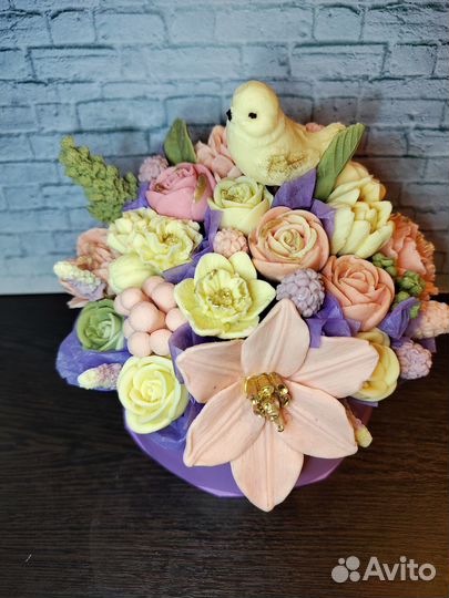 Букет из шоколадных цветов