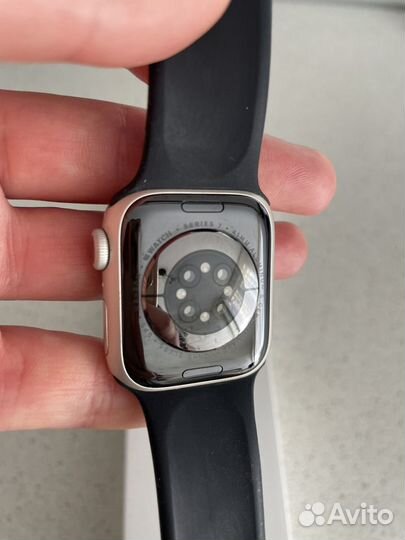 Часы apple watch 7 41 mm starlight