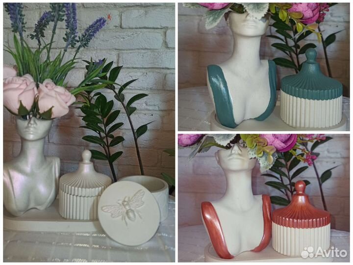 Статуэтка, кашпо, ваза, органайзер