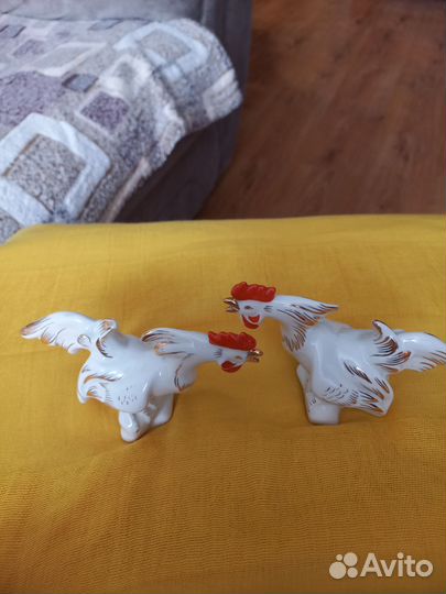 Петушки Рига фарфор