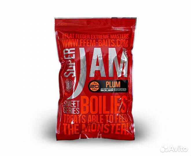 Ffem Super Jam Boilies 20мм\1 кг (Варенные бойлы)