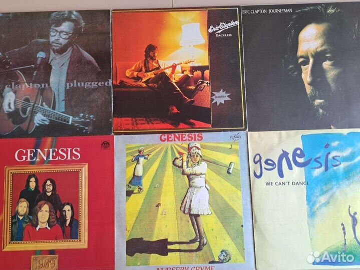 Виниловые пластинки Genesis/ Eric Clapton lp