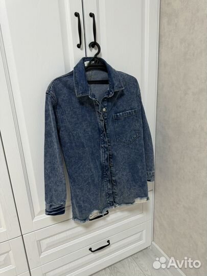 Рубашка из денима