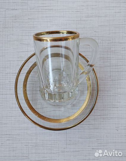 Кофейный набор закаленное стекло
