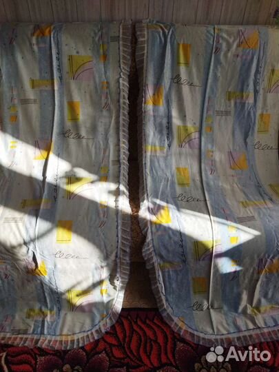 Комплект шторы и тюль бу