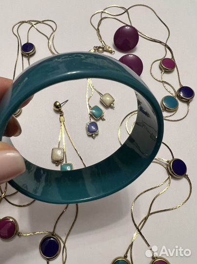 Браслет пластик винтаж США