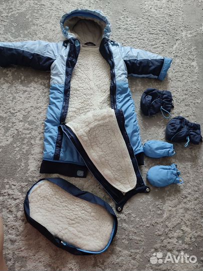 Зимний комбинезон-трансформер(на овчине)