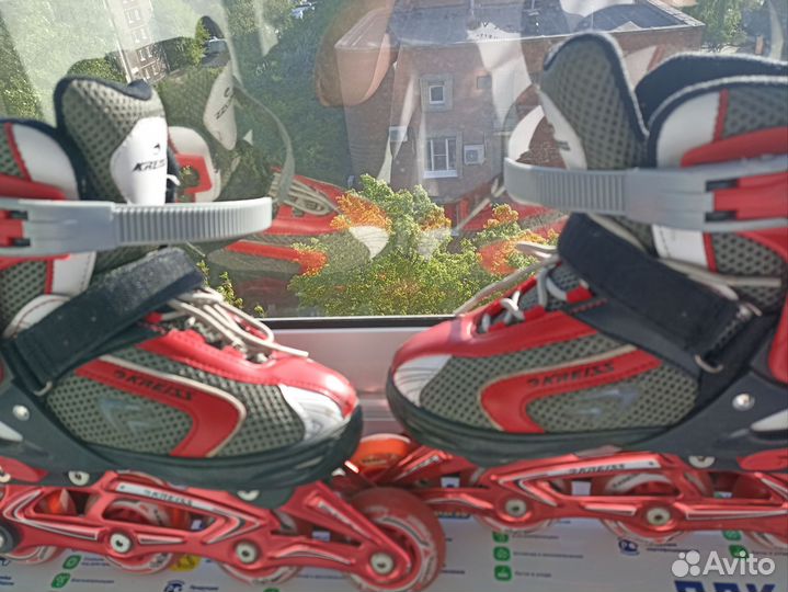 Роликовые коньки детские раздвижные