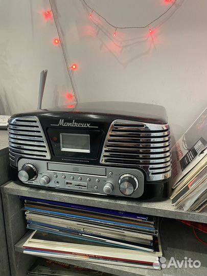 Ретро-проигрыватель playbox Montreux PB-106D-BK