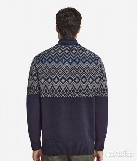 Жаккардовый кашемировый кардиган Falconeri