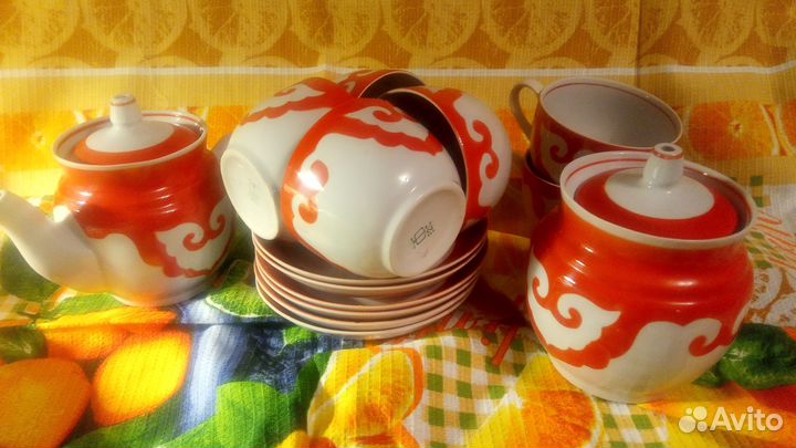 Чайный сервиз СССР фарфор