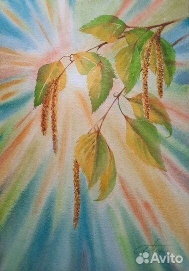 Картина акварелью 