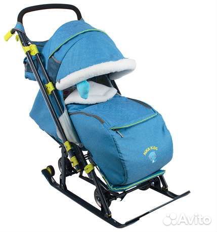Детские санки коляска ника