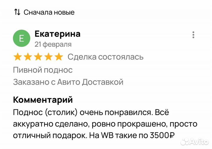 Пивной поднос