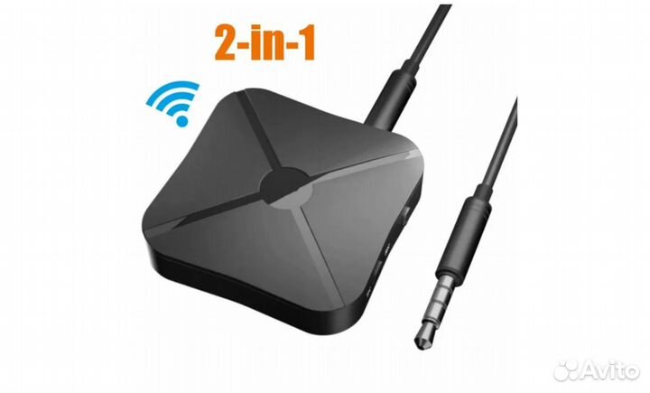 Адаптер Bluetooth 2в1, AudioTransmitter, ресивер с