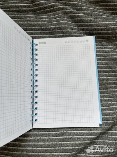 Тетрадь на пружине с котиком