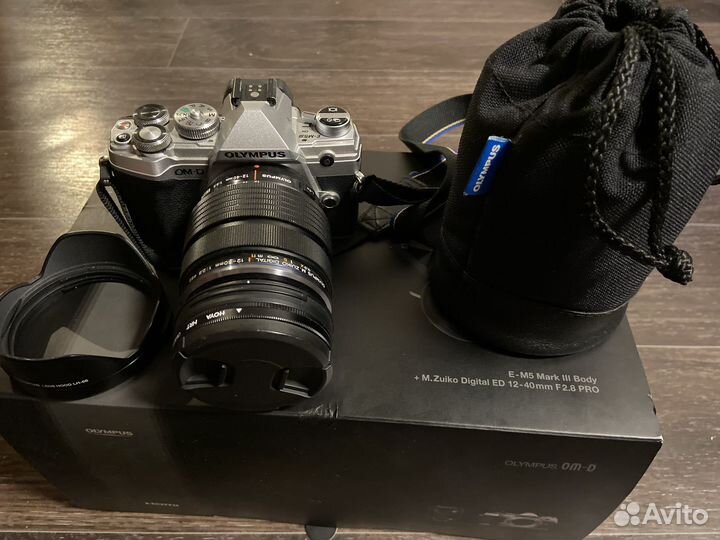 Фотоаппарат olympus m5 mark iii и объективы