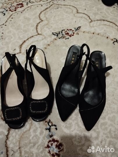 Женская обувь. 37 размер. Цена за 2 пары