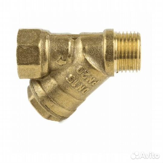 Фильтр Y-обр лат фс Ду15 Ру20 м/р сл проб Santech