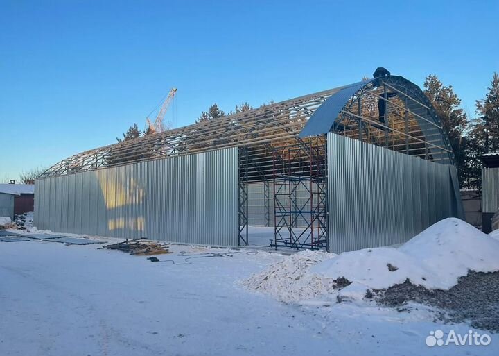 Ангар прямостенный под любые нуждны разных размеров