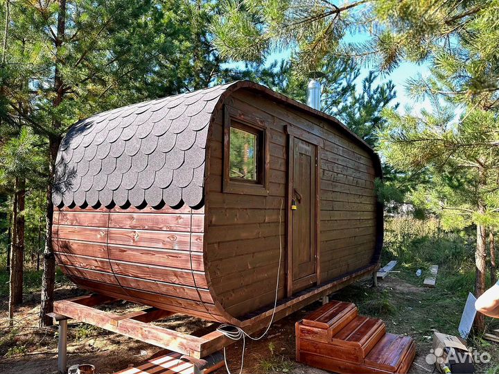 Баня-бочка от производителя