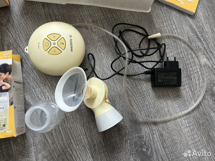 Молокоотсос medela swing flex электрический
