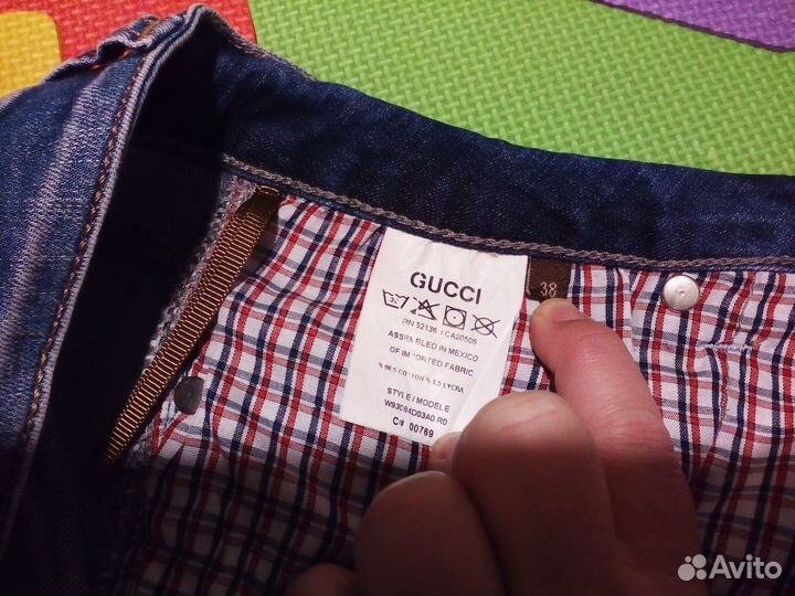 Джинсы gucci мужские 38 размер, Италия
