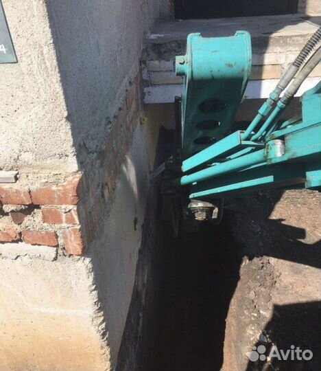 Услуги мини экскаватор, ямобур сваекрут