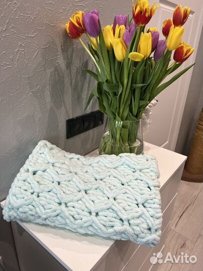 Плед из Alize puffy детский